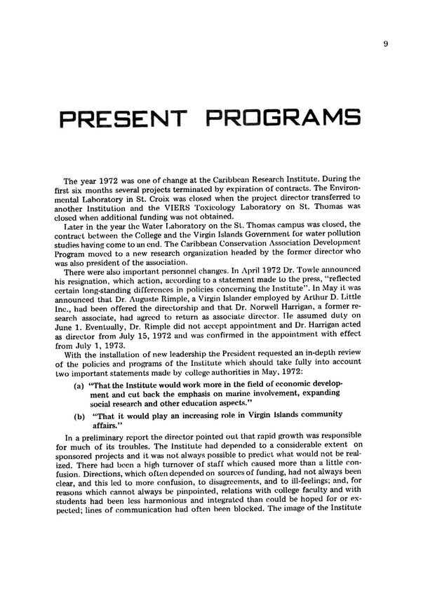 The Caribbean Research Institute, 1965-1975 - Page 9