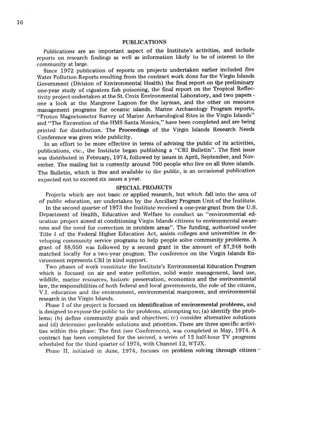 The Caribbean Research Institute, 1965-1975 - Page 16