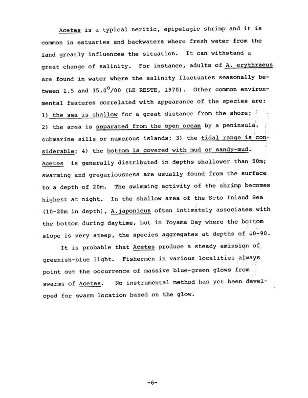 Ecology and potential economic importance of shrimp of the genus Acetes in the Caribbean - Page 6