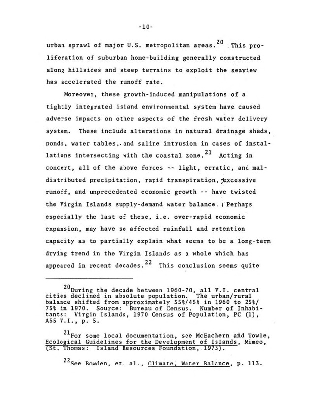 Pricing policies, cost allocation and demand in the public water industry, U.S. Virgin Islands - Page A-10