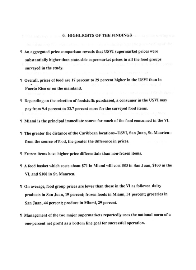 A study of retail food prices in the United States Virgin Islands - Page 2