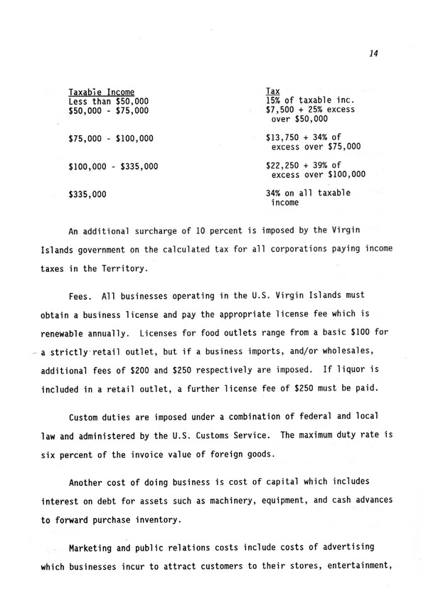 A study of retail food prices in the United States Virgin Islands - Page 14