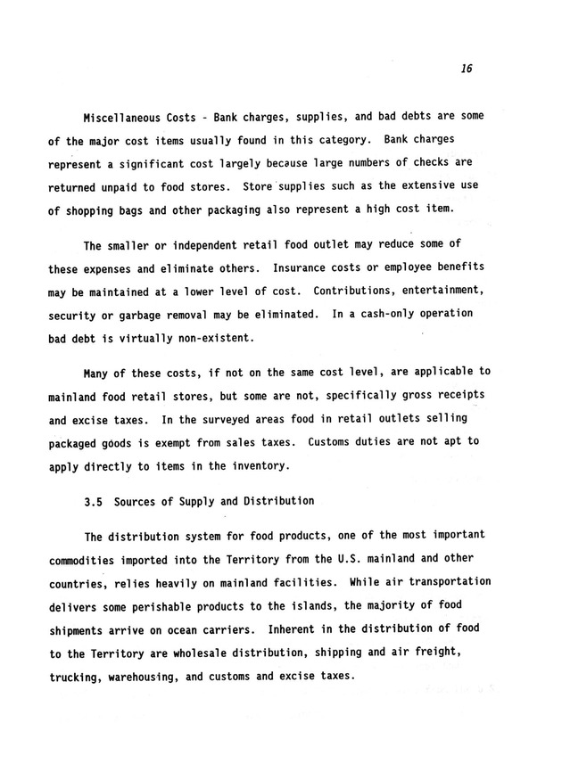 A study of retail food prices in the United States Virgin Islands - Page 16