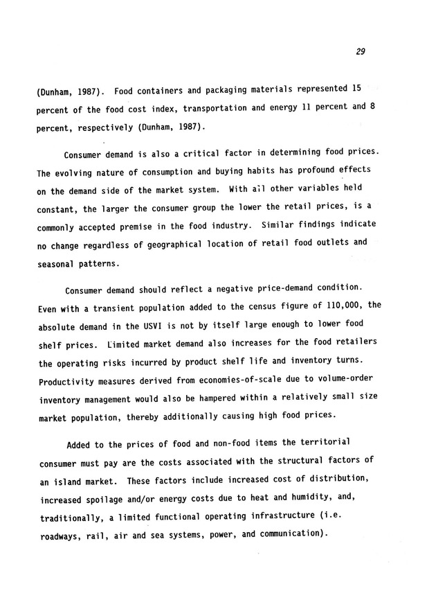 A study of retail food prices in the United States Virgin Islands - Page 29