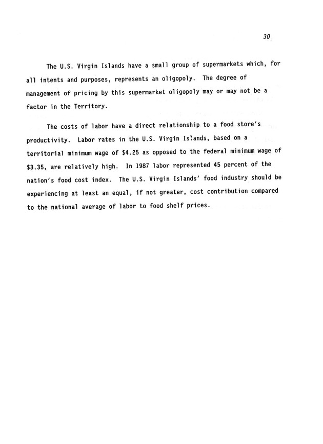 A study of retail food prices in the United States Virgin Islands - Page 30