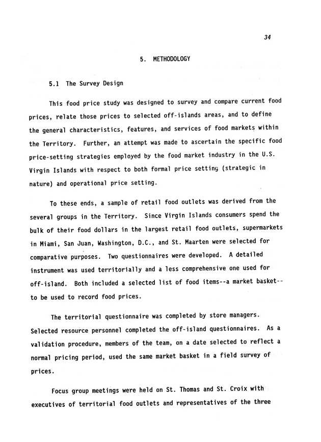 A study of retail food prices in the United States Virgin Islands - Page 34