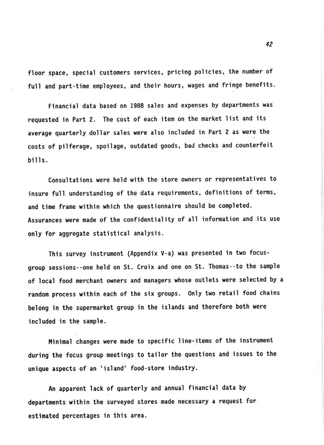 A study of retail food prices in the United States Virgin Islands - Page 42