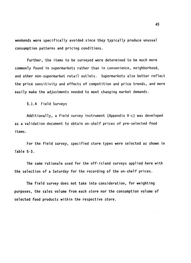 A study of retail food prices in the United States Virgin Islands - Page 45