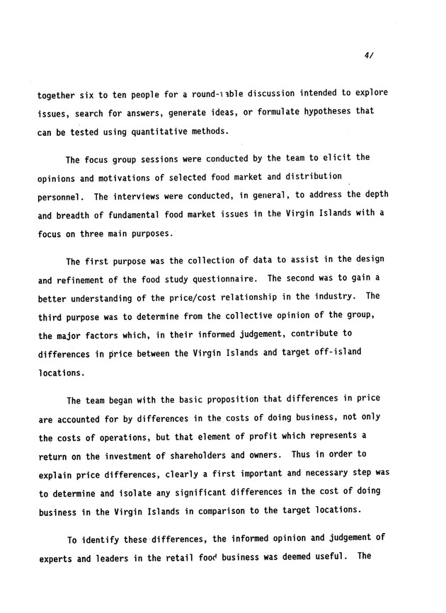 A study of retail food prices in the United States Virgin Islands - Page 47