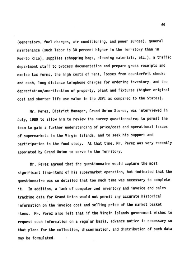 A study of retail food prices in the United States Virgin Islands - Page 49