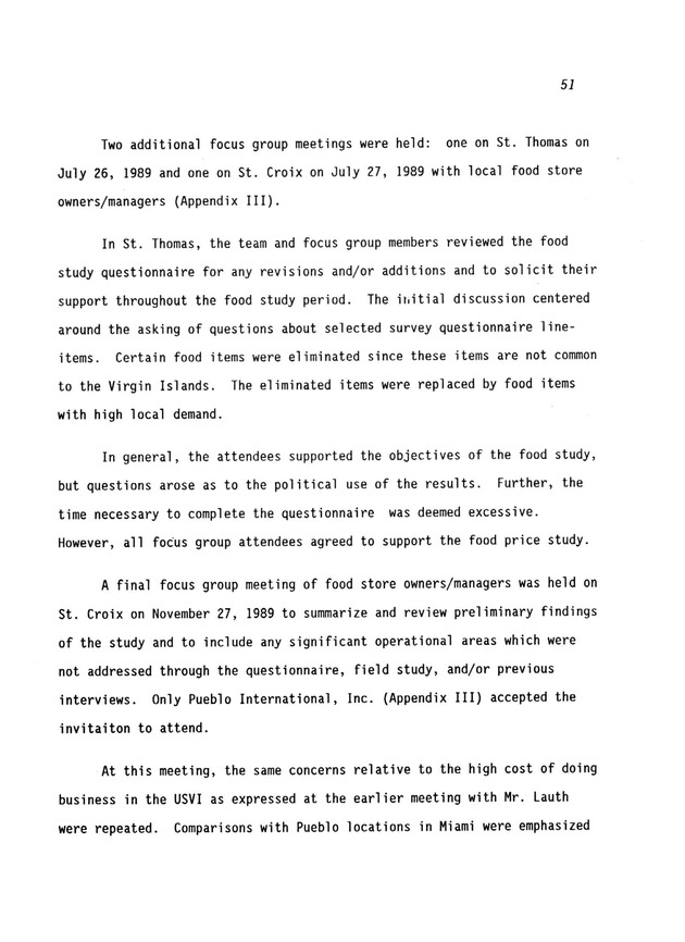 A study of retail food prices in the United States Virgin Islands - Page 51