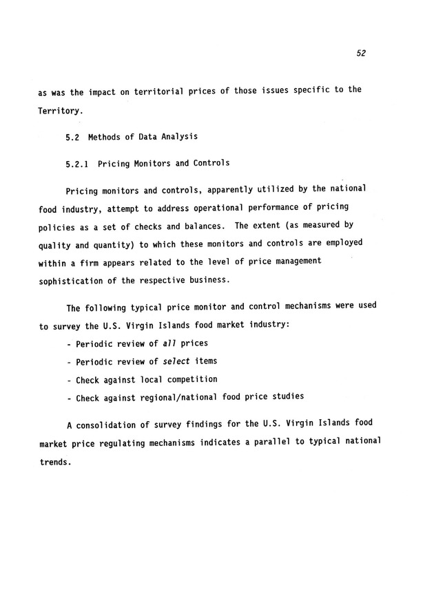 A study of retail food prices in the United States Virgin Islands - Page 52