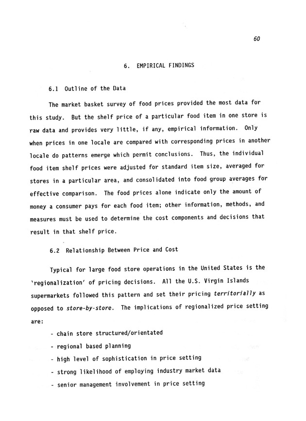 A study of retail food prices in the United States Virgin Islands - Page 60