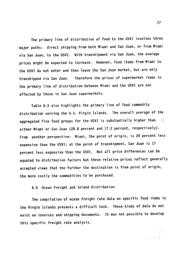 A study of retail food prices in the United States Virgin Islands - Page 77
