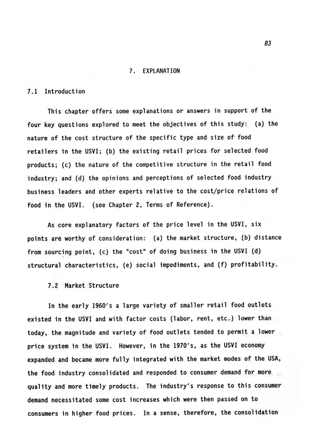 A study of retail food prices in the United States Virgin Islands - Page 83