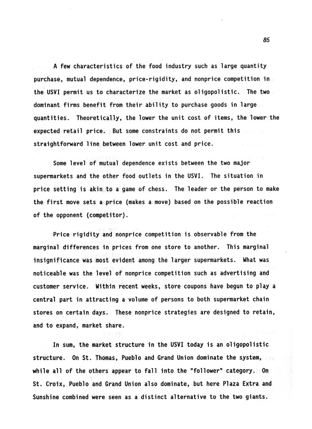 A study of retail food prices in the United States Virgin Islands - Page 85