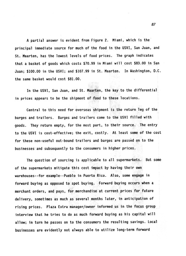 A study of retail food prices in the United States Virgin Islands - Page 87