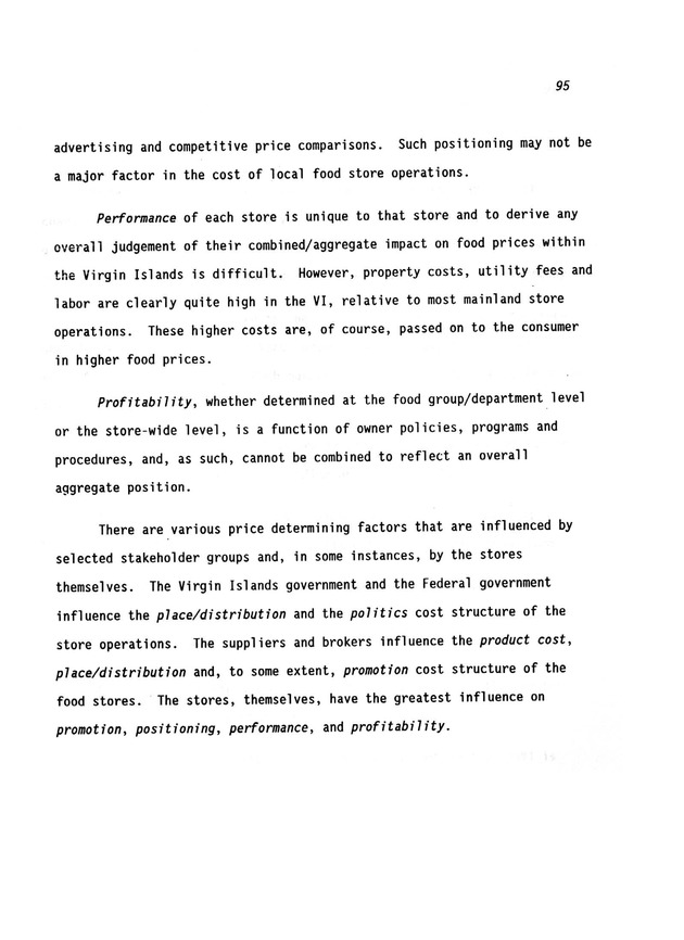 A study of retail food prices in the United States Virgin Islands - Page 95
