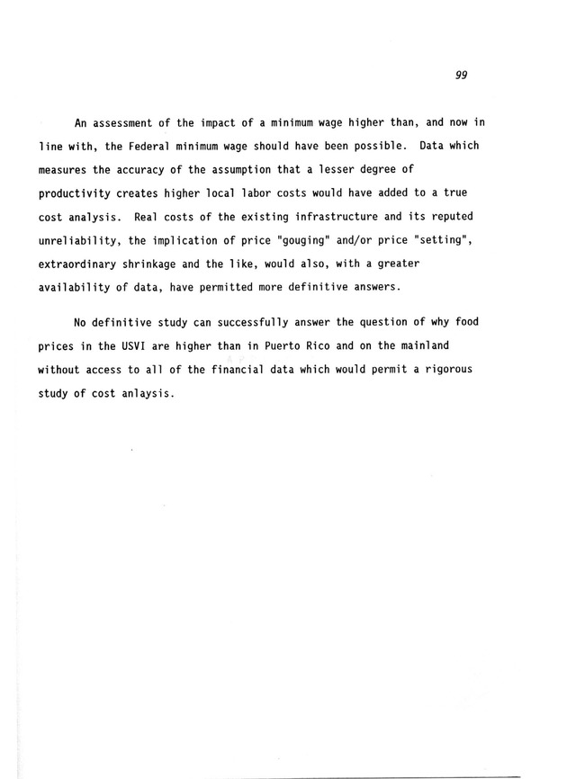 A study of retail food prices in the United States Virgin Islands - Page 99