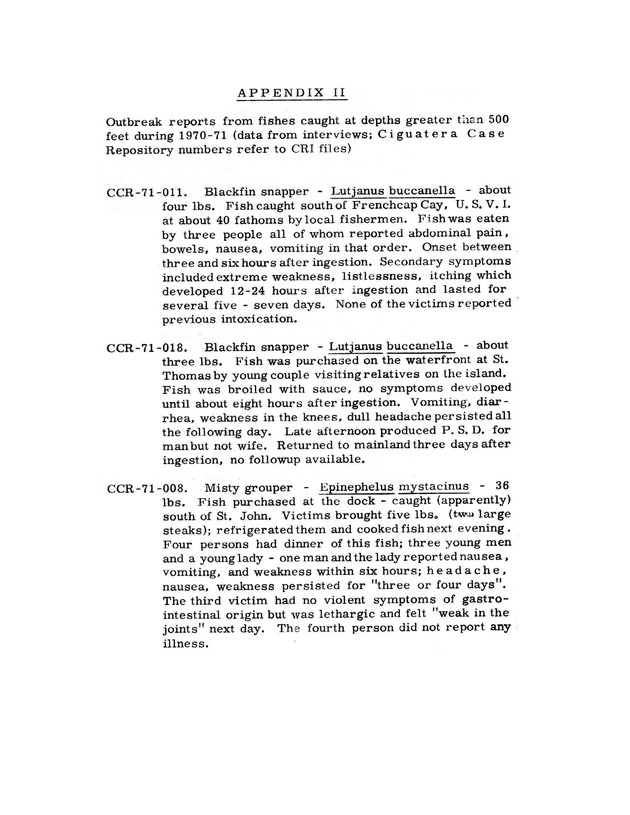 Fish poisoning in the Eastern Caribbean - Page 41