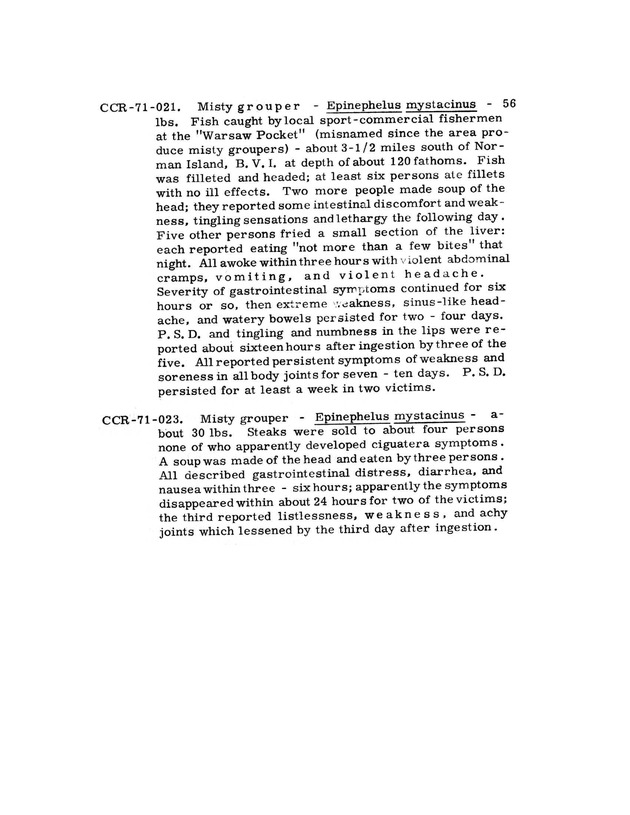 Fish poisoning in the Eastern Caribbean - Page 42