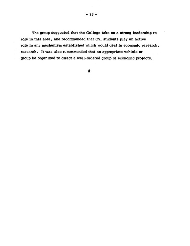 Virgin Islands research needs conference, 24 April 1973 proceedings - Page 23