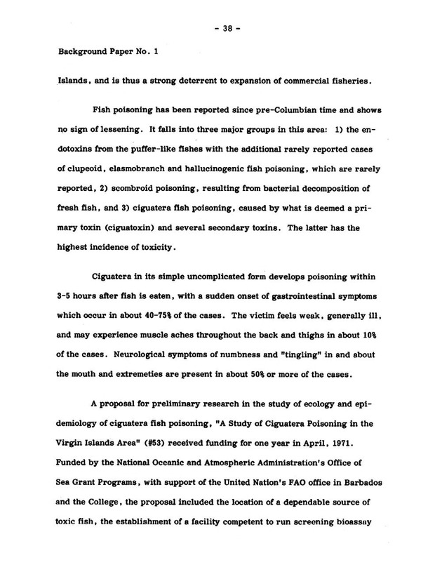 Virgin Islands research needs conference, 24 April 1973 proceedings - Page 38