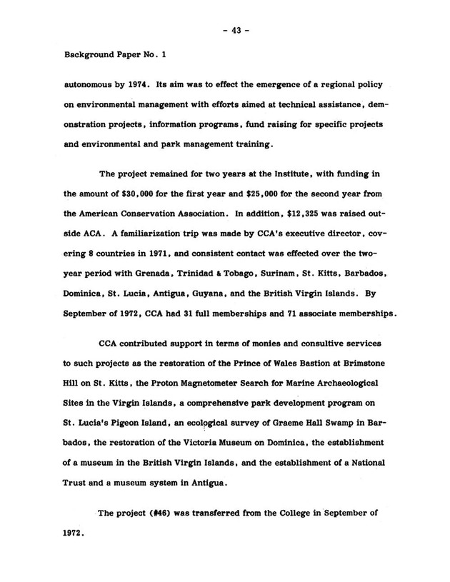 Virgin Islands research needs conference, 24 April 1973 proceedings - Page 43