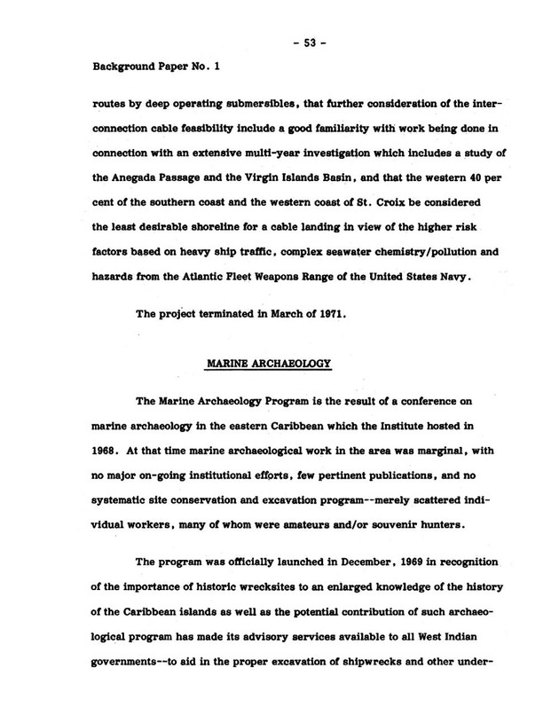 Virgin Islands research needs conference, 24 April 1973 proceedings - Page 53