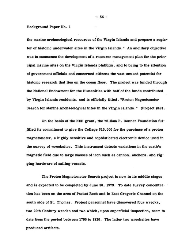 Virgin Islands research needs conference, 24 April 1973 proceedings - Page 55