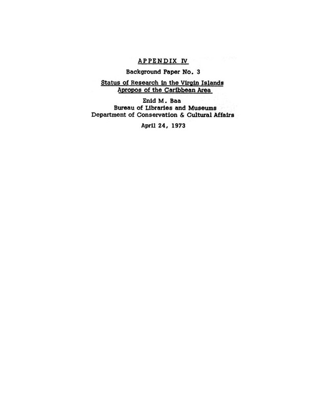 Virgin Islands research needs conference, 24 April 1973 proceedings - Page 118a