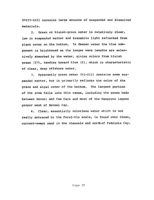 Water quality and environmental status of Benner Bay-Mangrove Lagoon, St. Thomas - Page 20