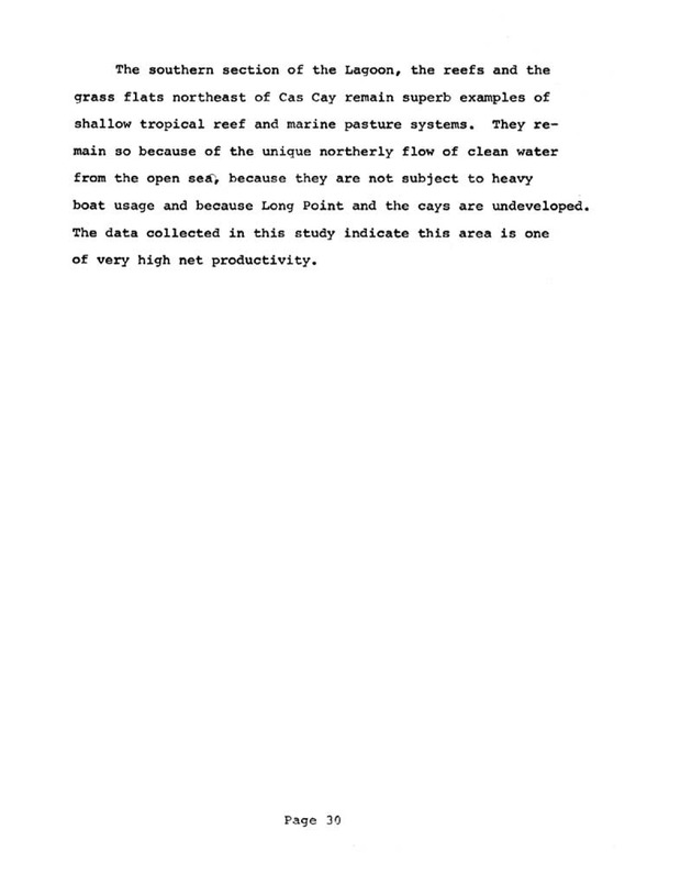 Water quality and environmental status of Benner Bay-Mangrove Lagoon, St. Thomas - Page 30