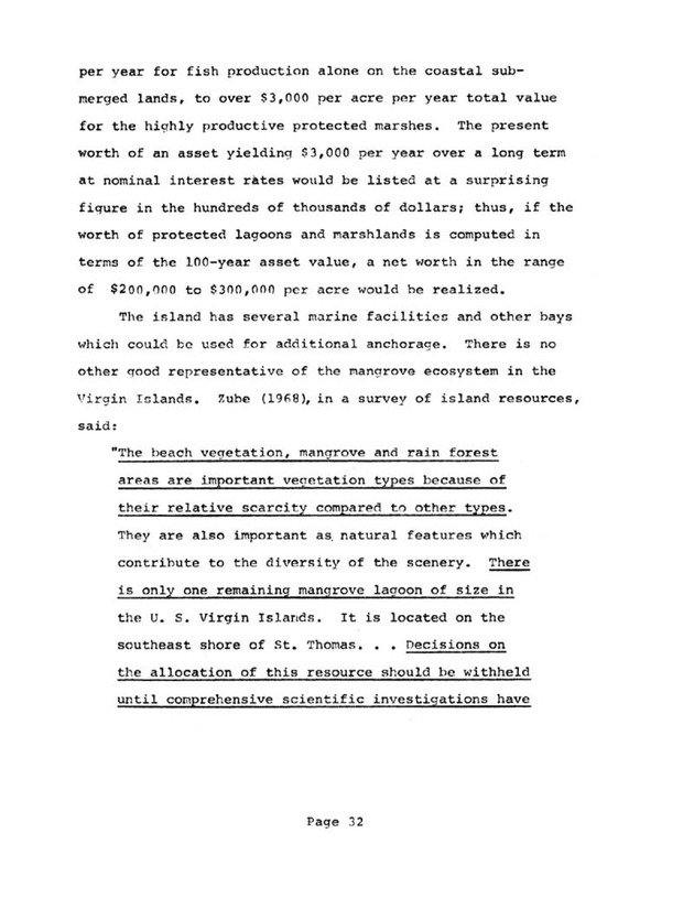 Water quality and environmental status of Benner Bay-Mangrove Lagoon, St. Thomas - Page 32