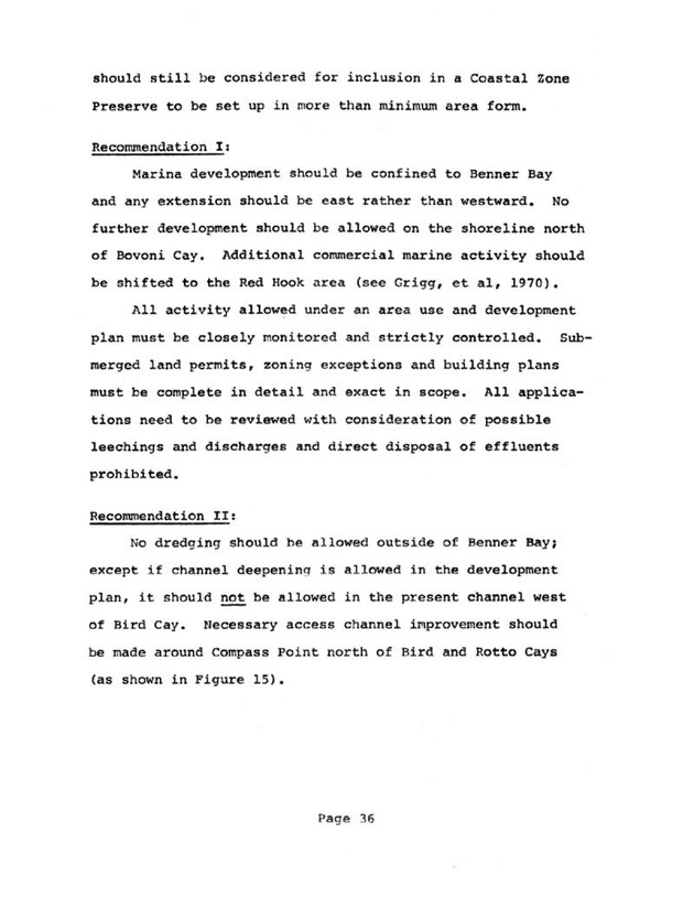 Water quality and environmental status of Benner Bay-Mangrove Lagoon, St. Thomas - Page 36