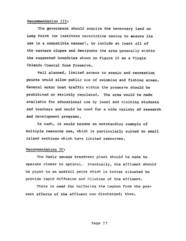 Water quality and environmental status of Benner Bay-Mangrove Lagoon, St. Thomas - Page 37