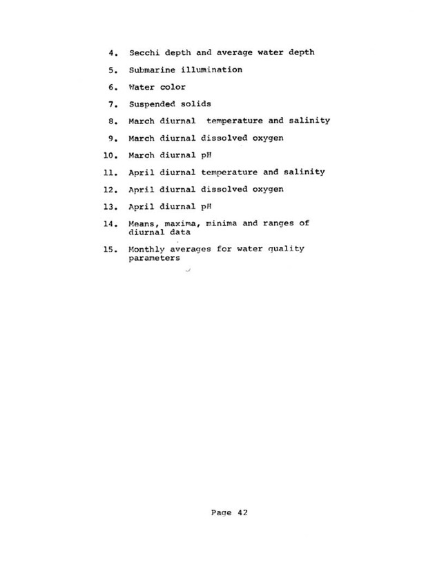 Water quality and environmental status of Benner Bay-Mangrove Lagoon, St. Thomas - Page 42