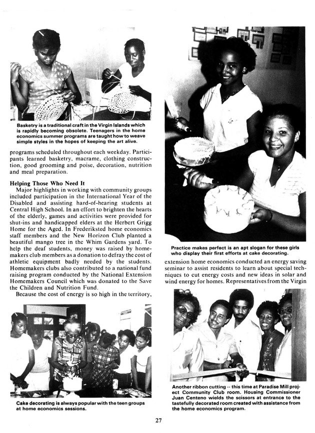 Report: Agricultural Experiment Station--Cooperative Extension Service 1981-1982 - Page 27