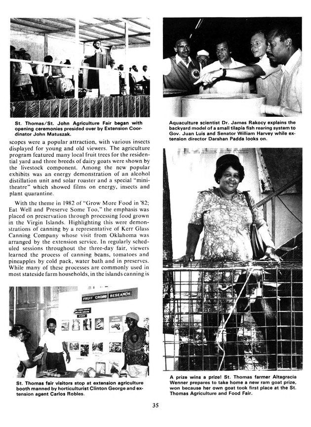 Report: Agricultural Experiment Station--Cooperative Extension Service 1981-1982 - Page 35