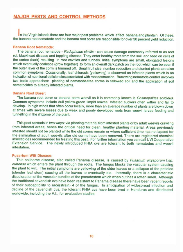 Growing banana and plantain in the Virgin Islands - Page 10