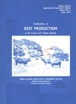 Profitability of beef production in St. Croix, U.S. Virgin Islands