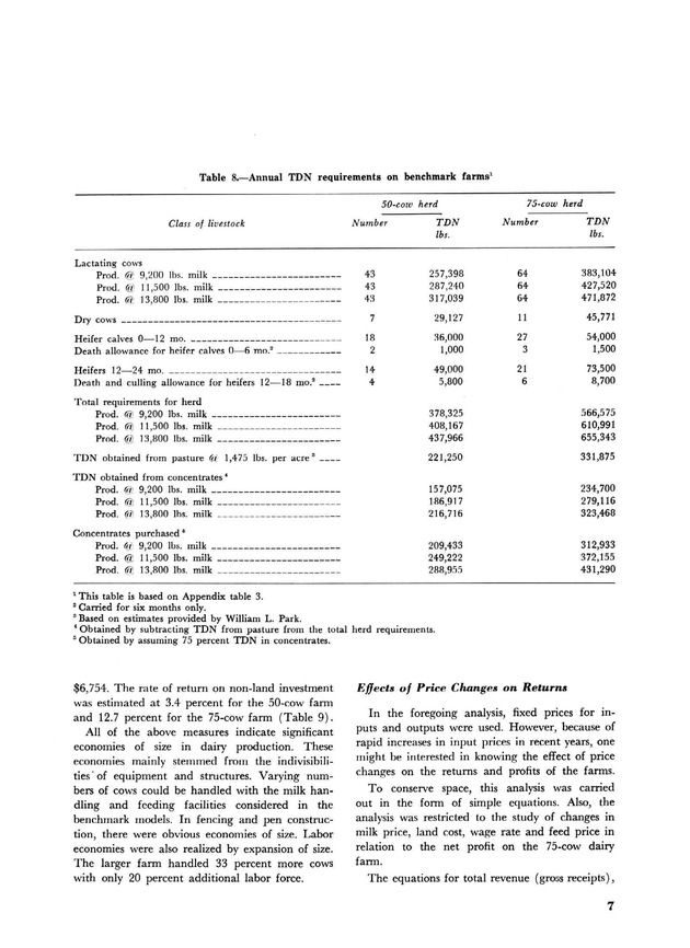 Profitability of dairy farming in St. Croix, U.S. Virgin Islands - Page 7