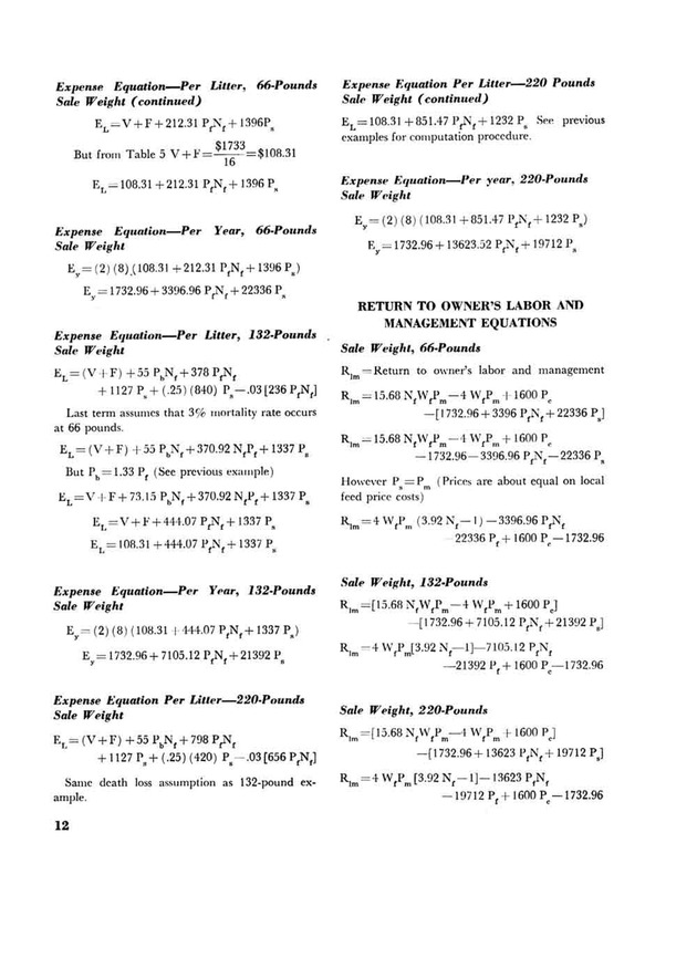 Profitability of hog production in the U.S. Virgin Islands - Page 12