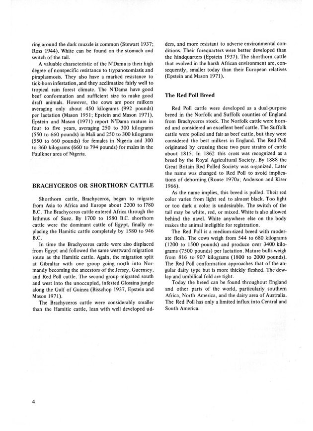 Senepol Cattle: History and development - Page 4