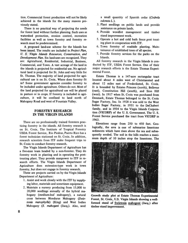 Virgin Islands forestry research - Page 8