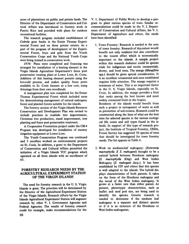 Virgin Islands forestry research - Page 10