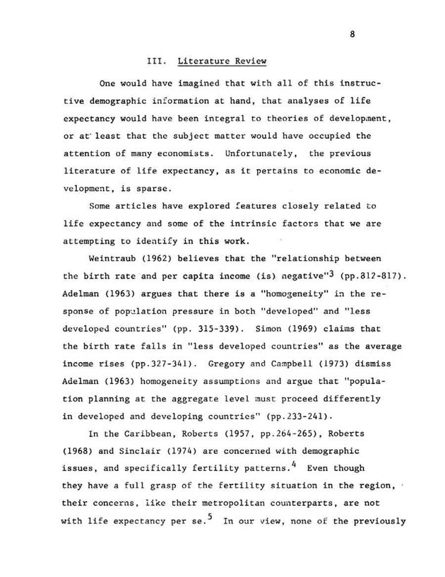 An econometric analysis of life expectancy - Page 8