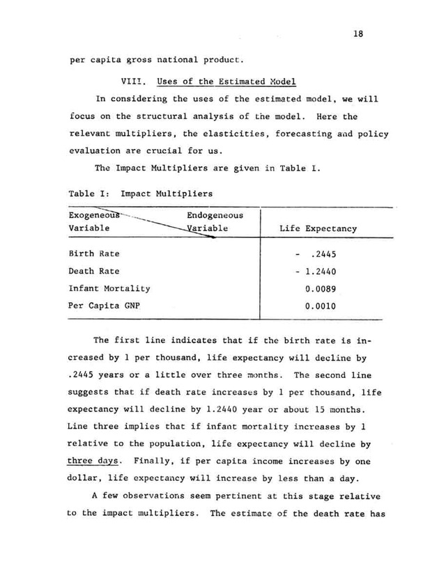 An econometric analysis of life expectancy - Page 18