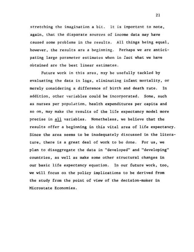 An econometric analysis of life expectancy - Page 21