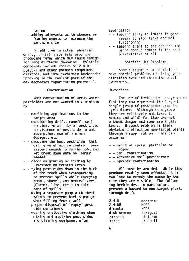 Commercial pesticides applicator manual - Page 6